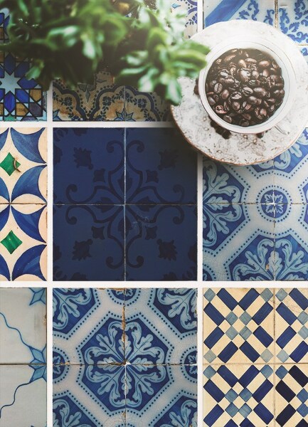 Vinylový koberec pre domácnosť marockej dlaždice