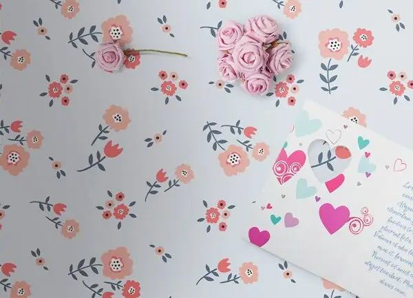 Módne univerzálny vinylový koberec vidiecke kvety