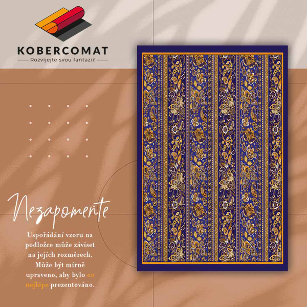 Vinylový koberec pre domácnosť Vintage Paisley