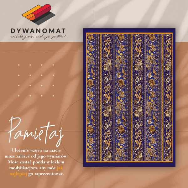 Vinylový koberec pre domácnosť Vintage Paisley
