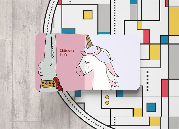 Módne guľatý vinylový koberec abstraktné vzory