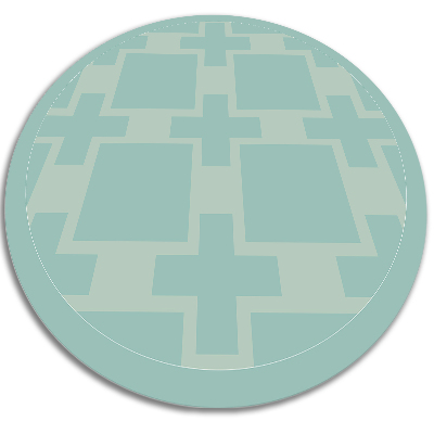 Univerzálny vinylový koberec geometrické kríža