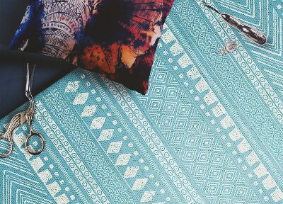 Módne vinylový koberec indian textúry