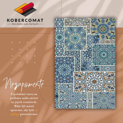 Vinylový koberec pre domácnosť Mandala patchwork