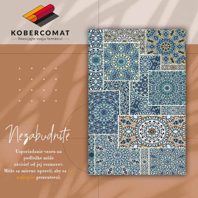 Vinylový koberec pre domácnosť Mandala patchwork