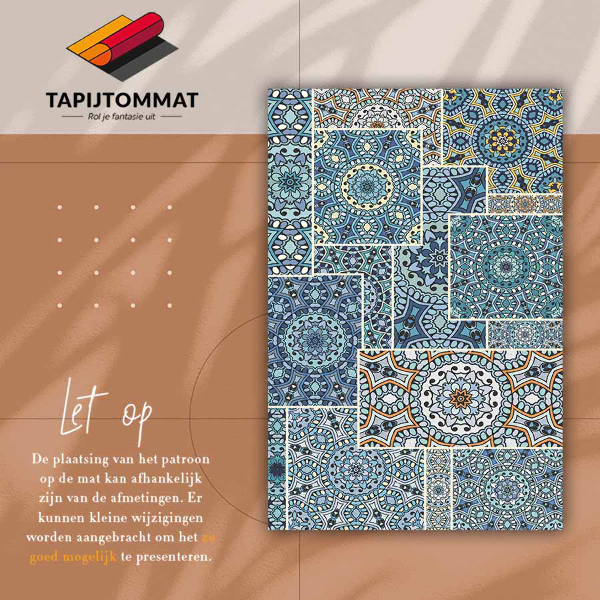 Vinylový koberec pre domácnosť Mandala patchwork