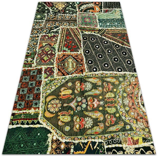 Podlahová krytina na terase vzor Turkish patchwork štýl
