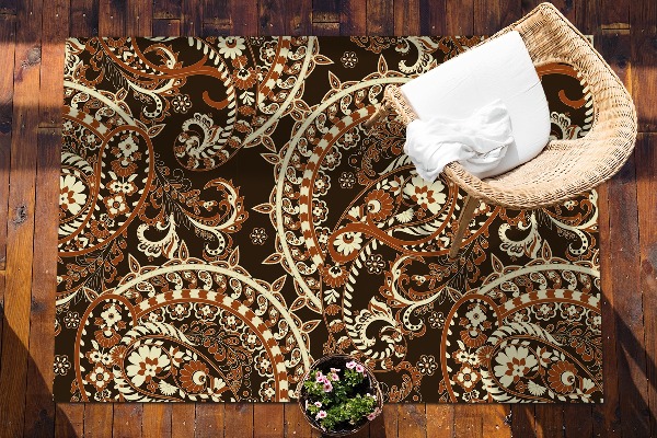 Moderné Koberec na balkóne retro paisley