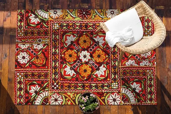 záhradný koberec turkish dizajnu