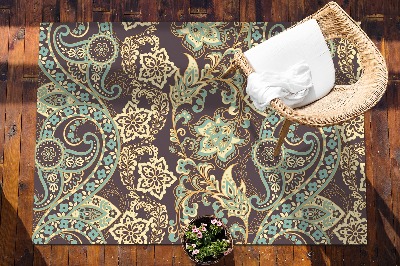 záhradný koberec Paisley ázijský štýl