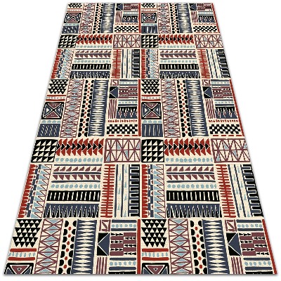 terasový koberec indickej vzory