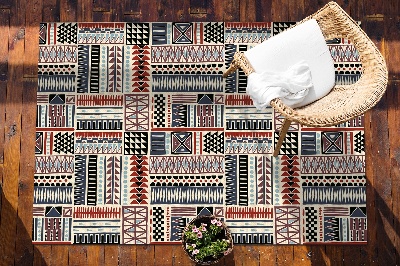 terasový koberec indickej vzory