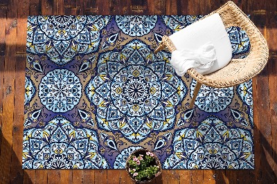 Terasový koberec s potlačou mandala