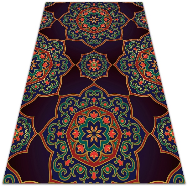 terasový koberec mandala ornament