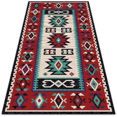 Moderné koberec na terasu Etnické vzory jednoduché