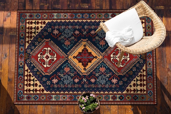 Terasový koberec s potlačou krížov
