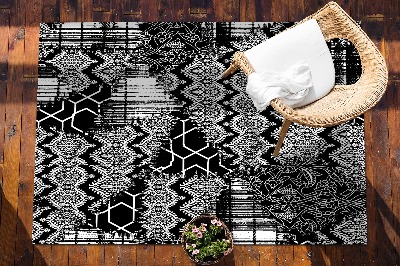Krásny vonkajšie koberec Chaotické vzor tapisérie
