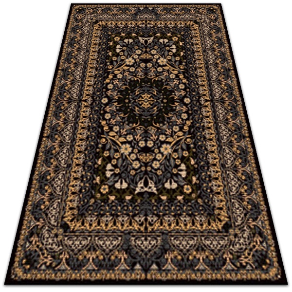 Záhradný koberec krásny vzor staroveký textúra