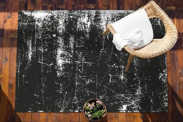 Krásny vonkajšie koberec Black poškriabaný betón