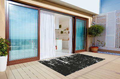 Krásny vonkajšie koberec Black poškriabaný betón