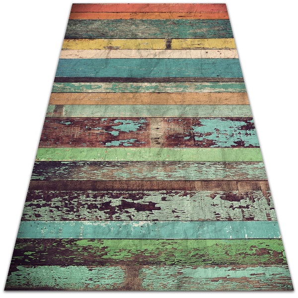 záhradný koberec sfarbená doska