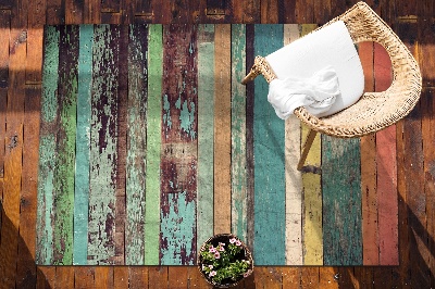 záhradný koberec sfarbená doska