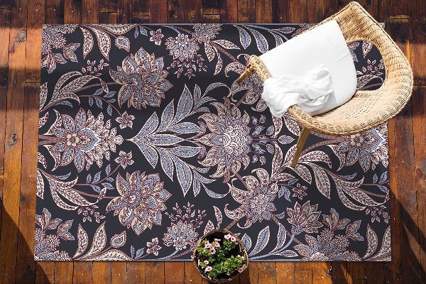 záhradný koberec Paisley print