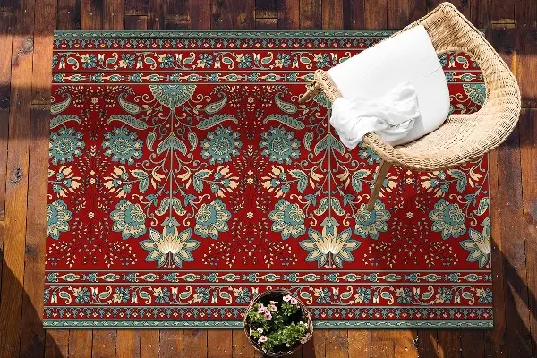 záhradný koberec Paisley kvety