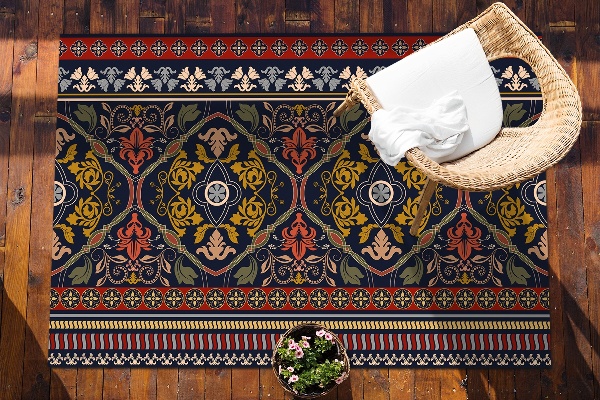 Vonkajšie záhradné koberec Floral Boho