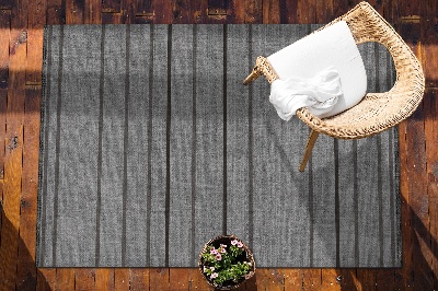 Vonkajšie záhradné koberec sivé pruhy