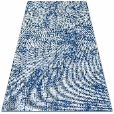 terasový koberec modré škvrny