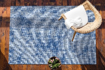 terasový koberec modré škvrny