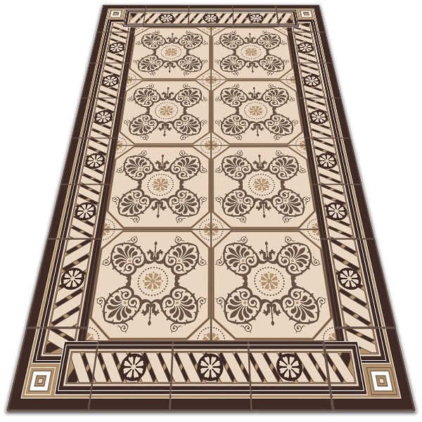 Záhradný koberec krásny vzor klasické obklady