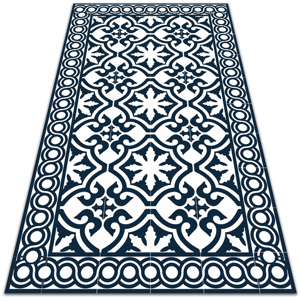 Záhradný koberec krásny vzor Portugalská dlaždice