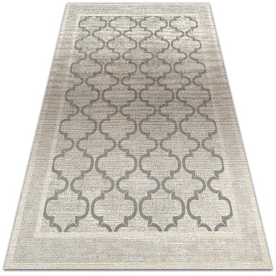 Záhradný koberec krásny vzor marocký dizajnu
