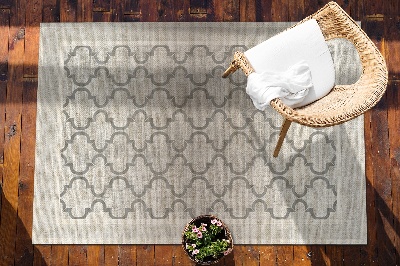 Záhradný koberec krásny vzor marocký dizajnu