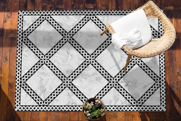 Moderné Koberec na balkóne Marble pattern