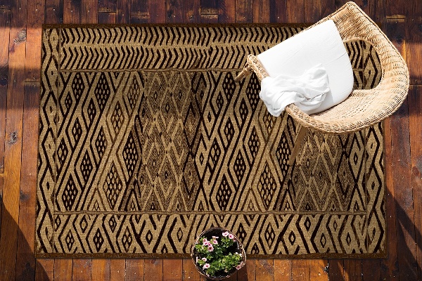 Moderné Koberec na balkóne etnické pattern