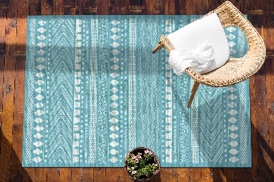 Vonkajšie záhradné koberec indian textúry