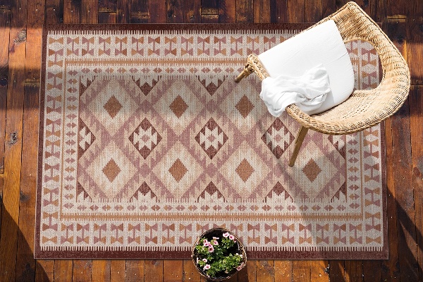 Vonkajší koberec na terasu vintage pattern