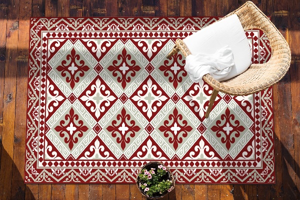 záhradný koberec kvetinový vzor