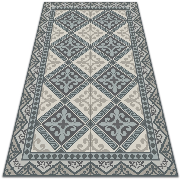 záhradný koberec geometrické ornamenty