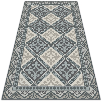 záhradný koberec geometrické ornamenty