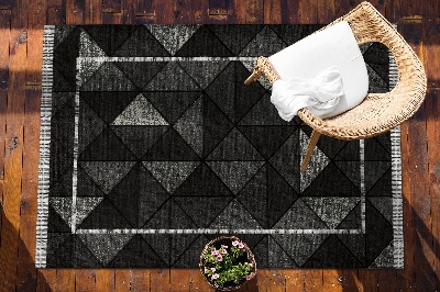 Záhradný koberec krásny vzor 3D efekt trojica