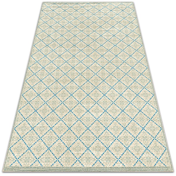 Vonkajšie záhradné koberec geometrické línie