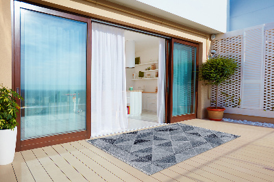 Vonkajšie záhradné koberec wzór 3D telies