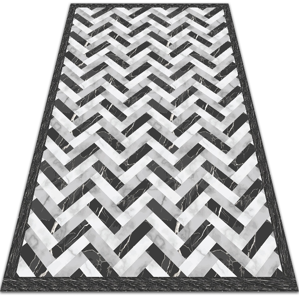 Záhradný koberec krásny vzor mramor mozaika