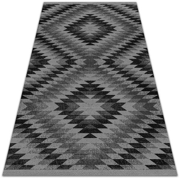 Moderné koberec na terasu tmavé kvádre