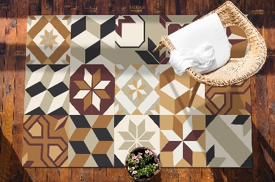 Vonkajšie záhradné koberec vzory mix