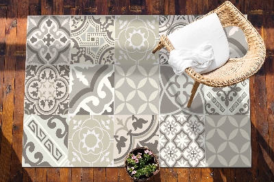Vonkajšie záhradné koberec rôzne vzory